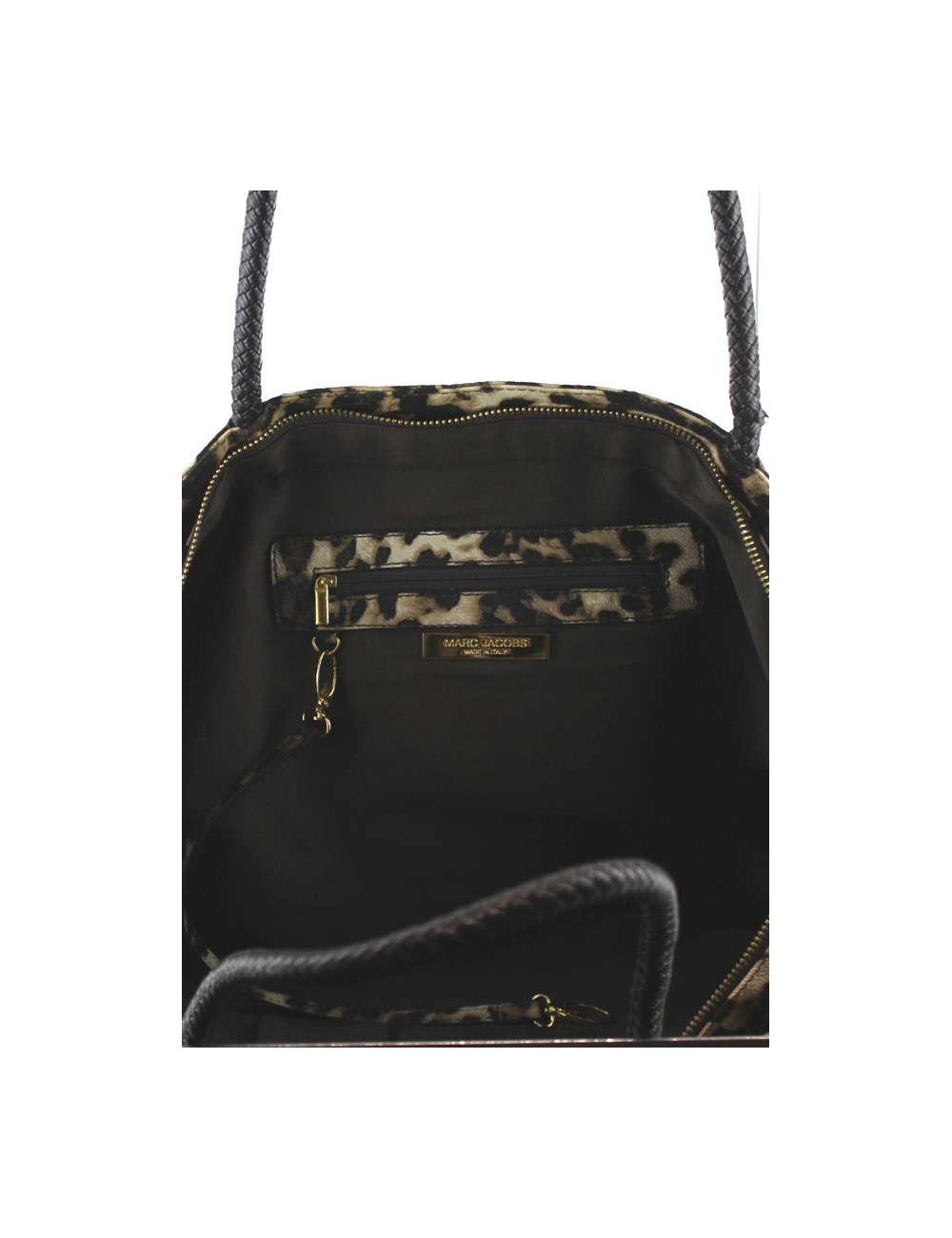 Sac MARC BY MARC JACOBS en toile imprimée léopard