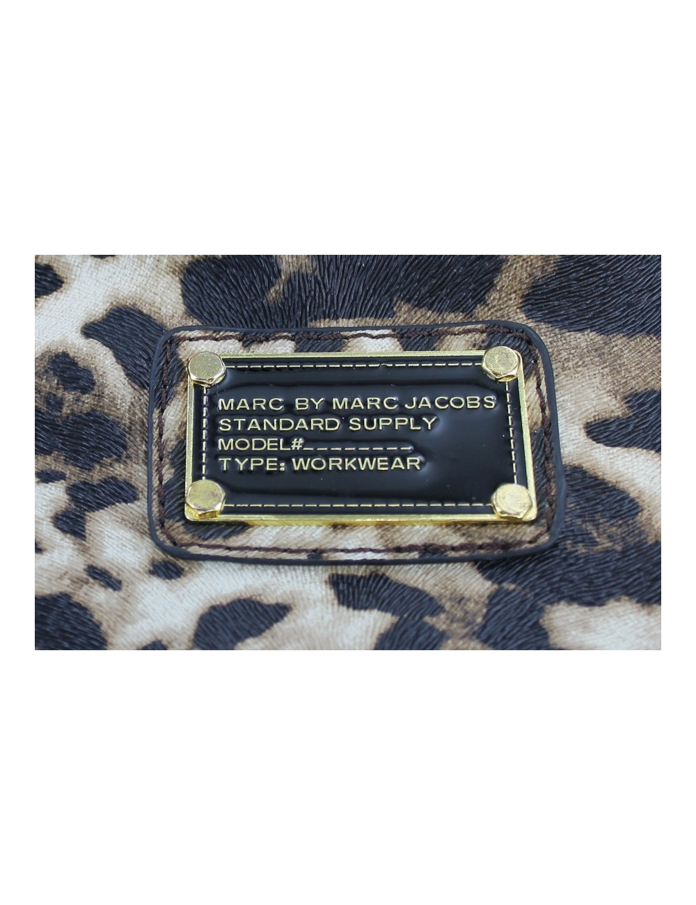 Sac MARC BY MARC JACOBS en toile imprimée léopard