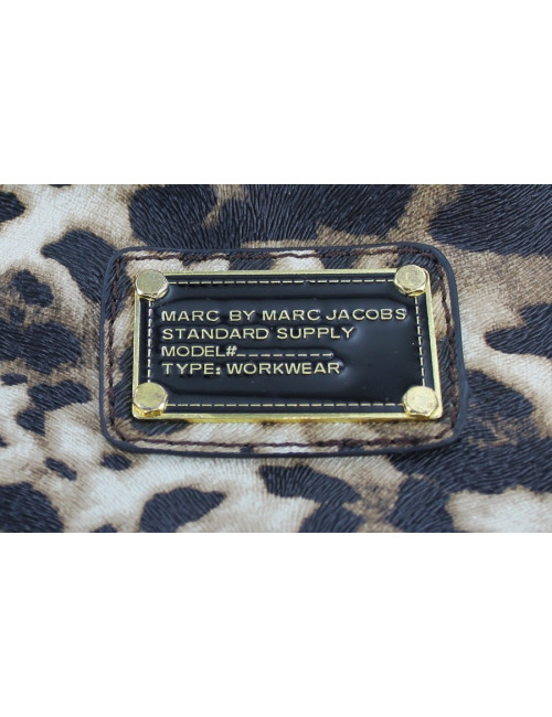 Sac MARC BY MARC JACOBS en toile imprimée léopard