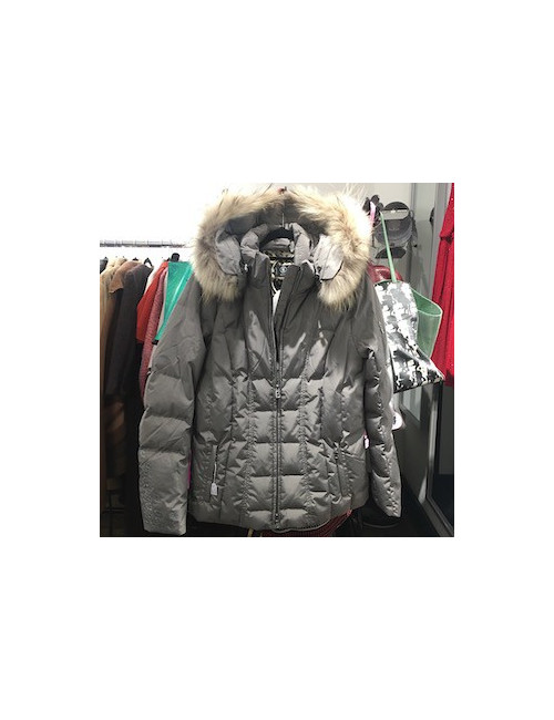 Doudoune BOGNER grise et fourrure
