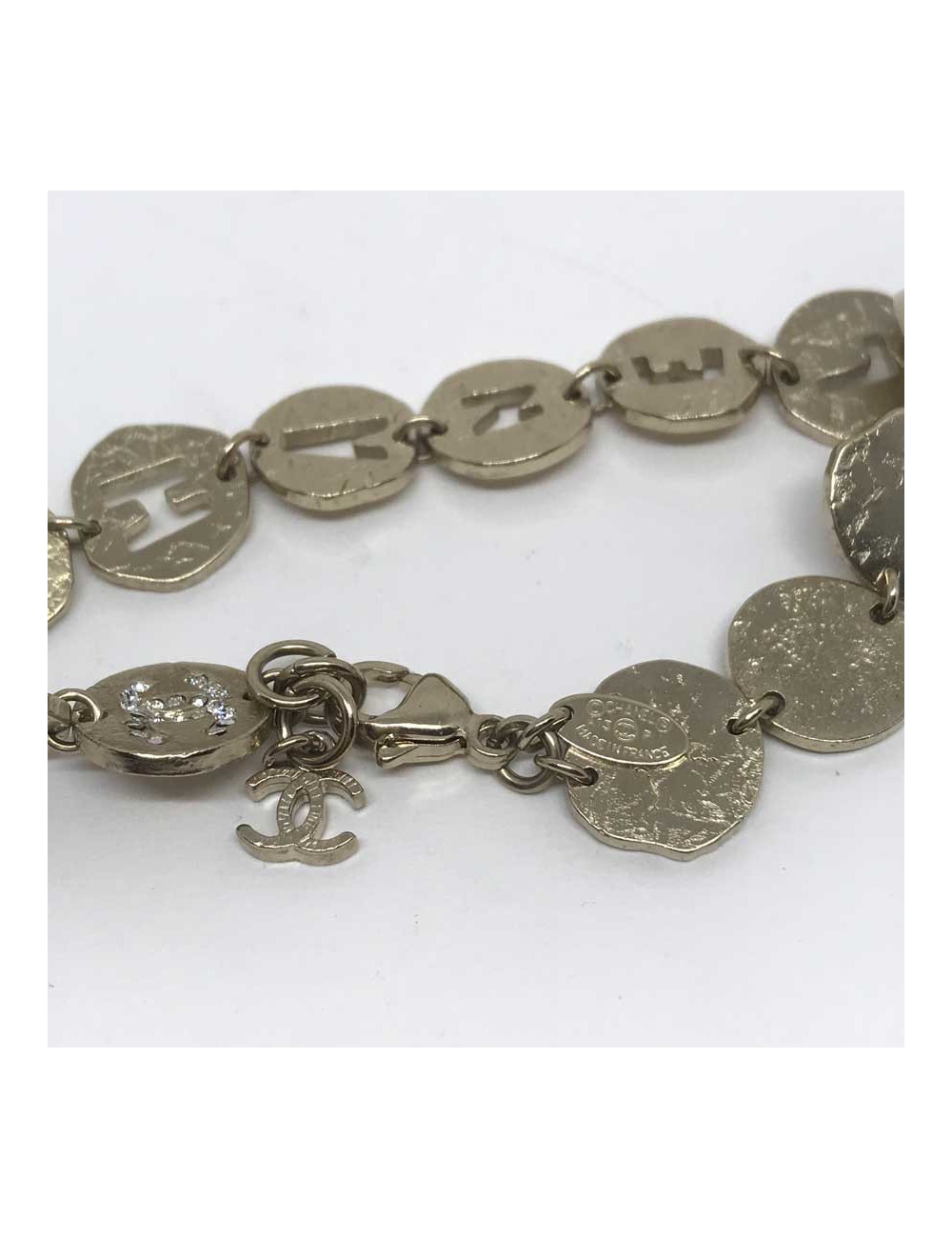 Bracelet C H A N E L et CC en strass