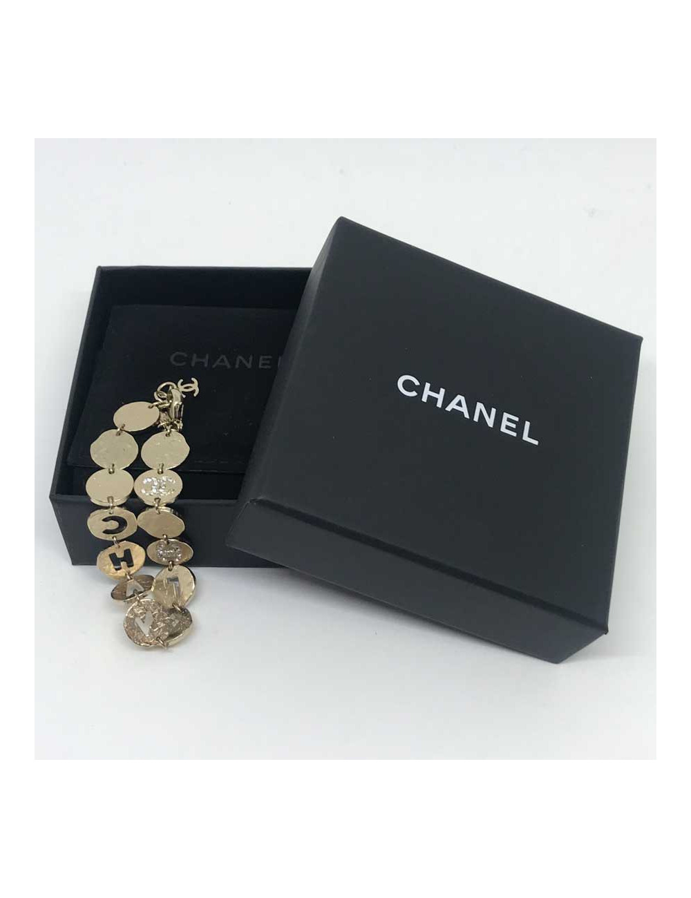 Bracelet C H A N E L et CC en strass