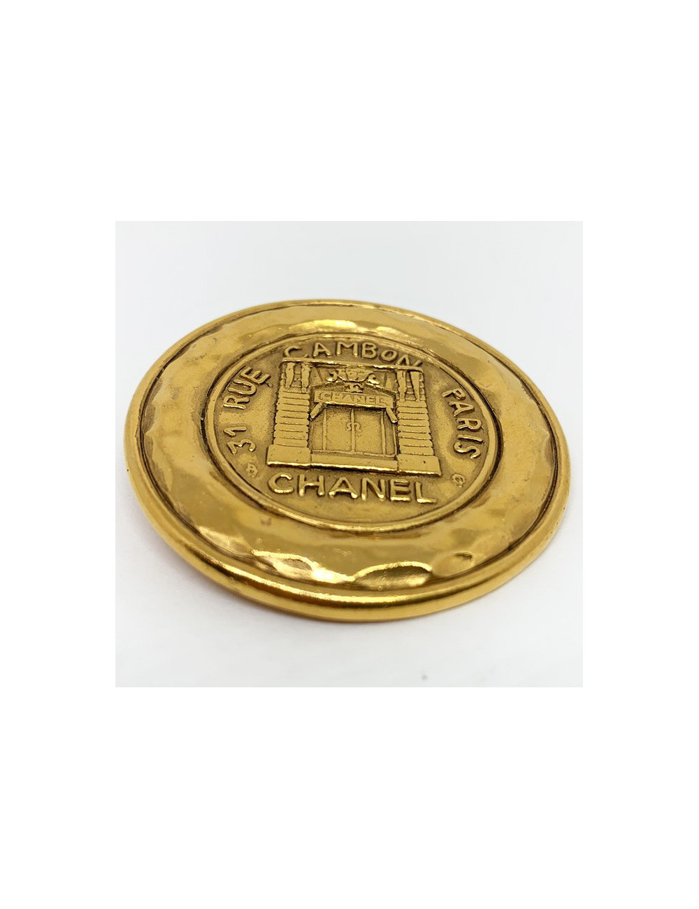 Broche CHANEL Vintage "Rue Cambon Paris"