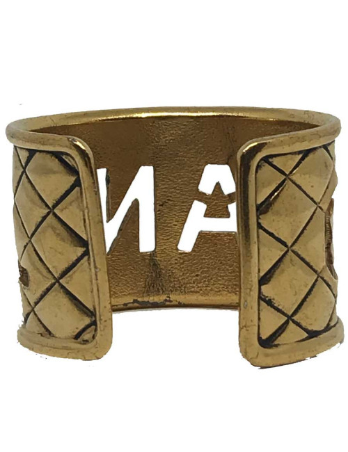 CHANEL Manchette Vintage dorée