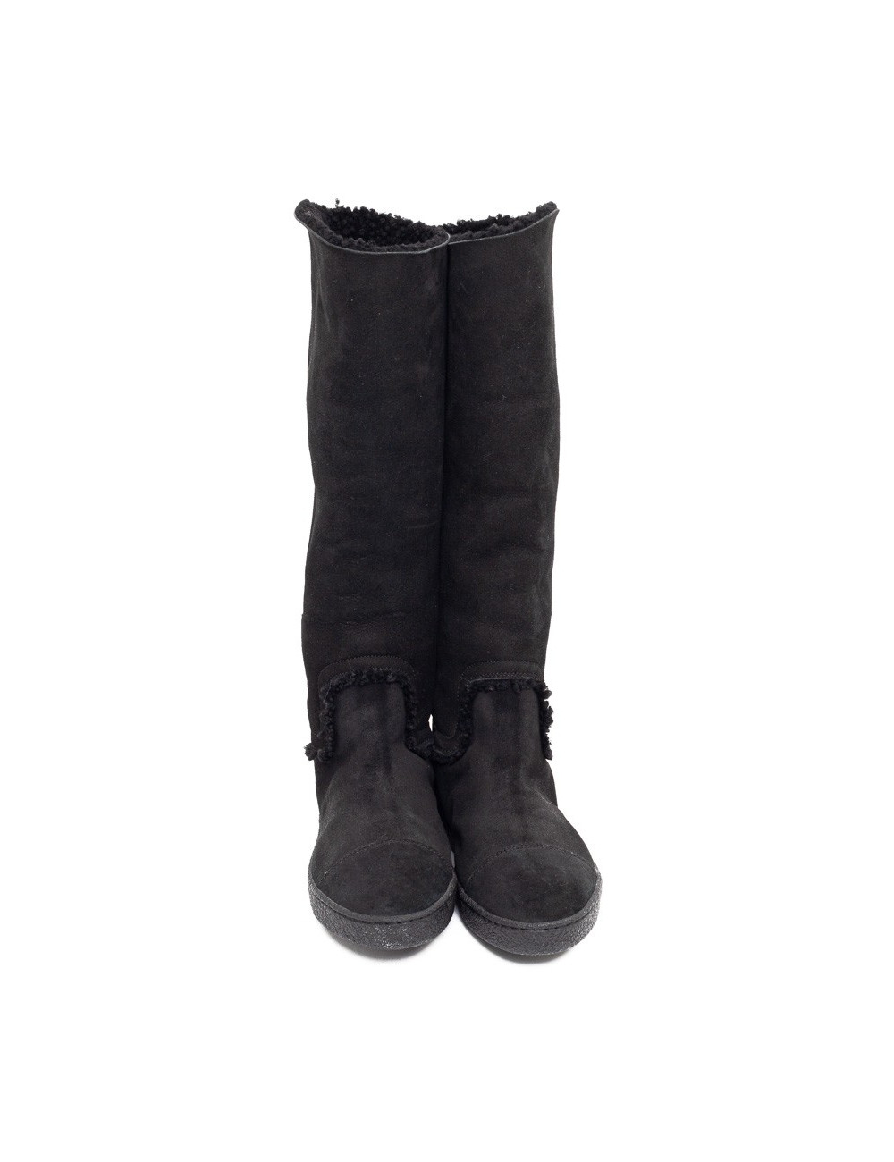 Bottes CHANEL T37.5 noires