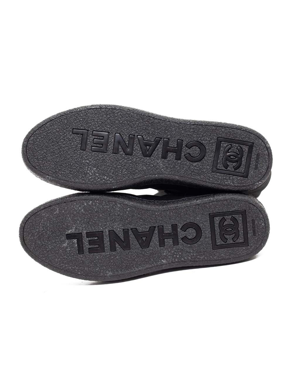 Bottes CHANEL T37.5 noires