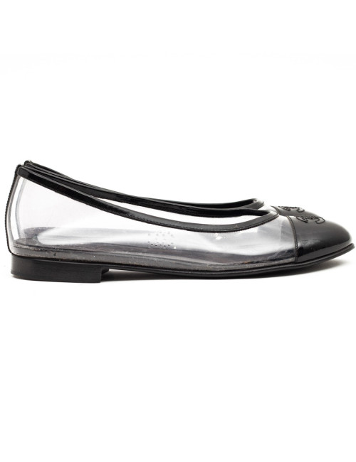 Ballerines CHANEL plastique transparent