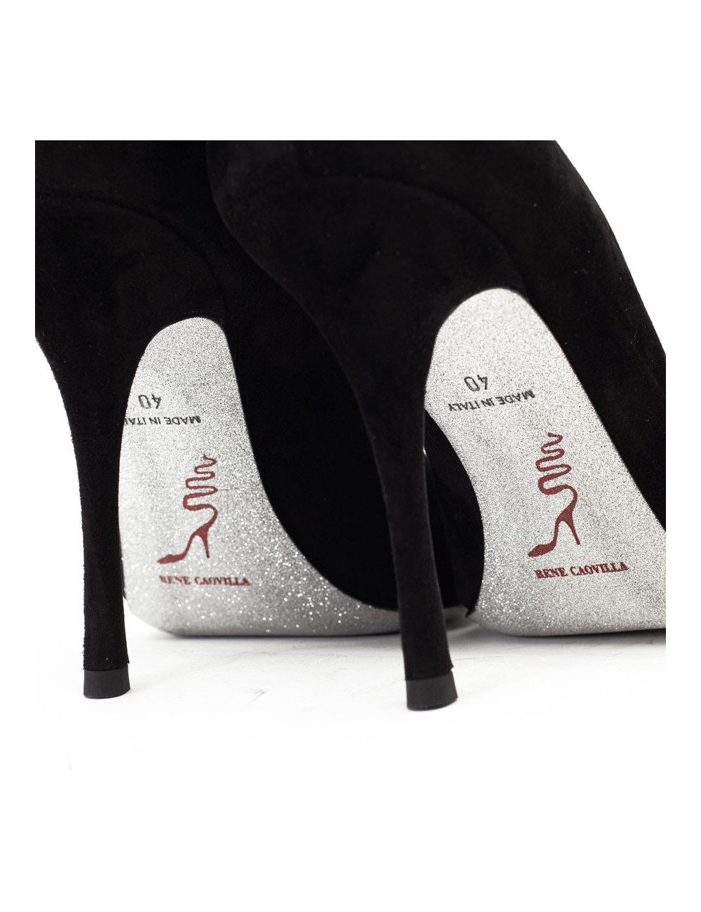 Escarpins RENE CAOVILLA T 40 daim et strass