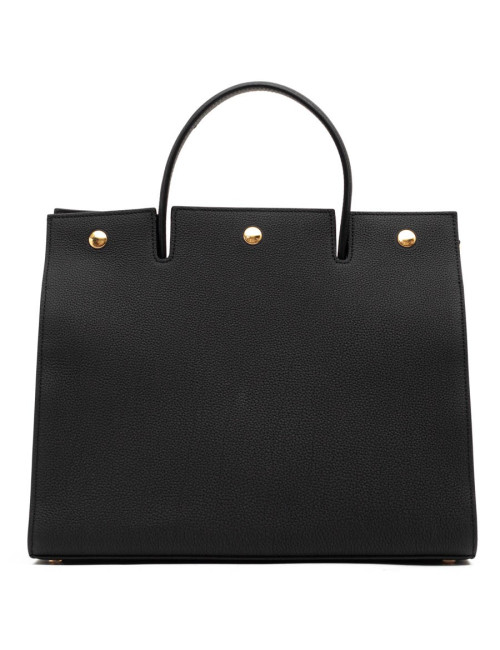 Sac Title BERBERRY TM cuir noir
