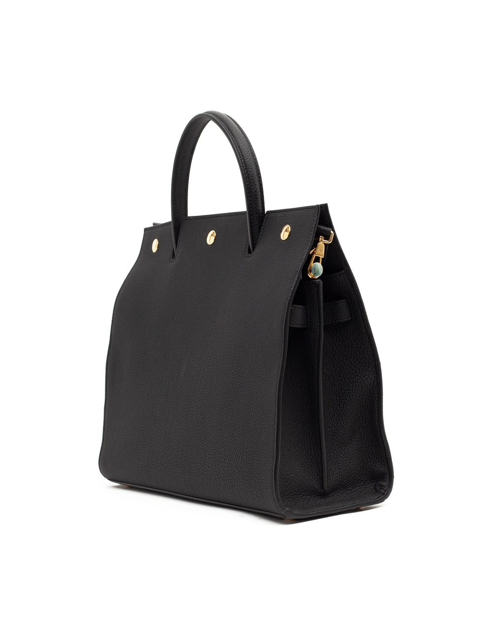 Sac Title BERBERRY TM cuir noir