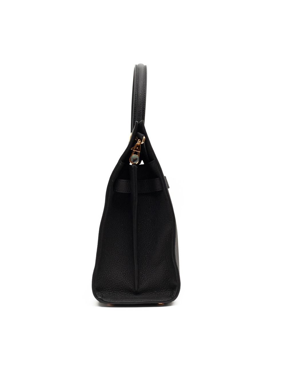 Sac Title BERBERRY TM cuir noir