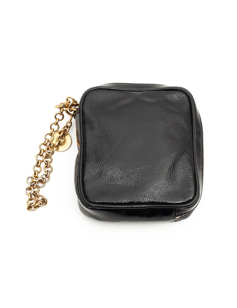 YSL Mini sac SAINT LAURENT cuir verni noir