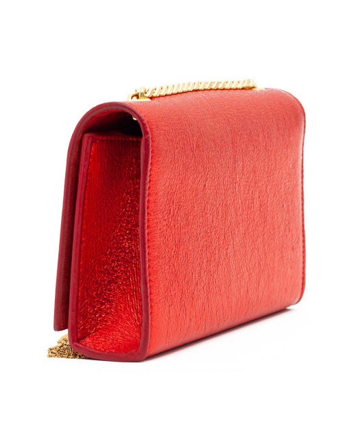 YSL Pochette SAINT LAURENT cuir rouge