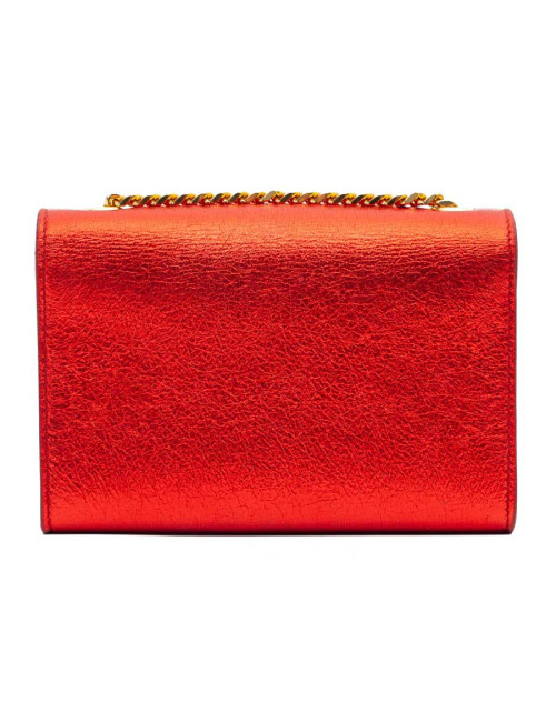 YSL Pochette SAINT LAURENT cuir rouge