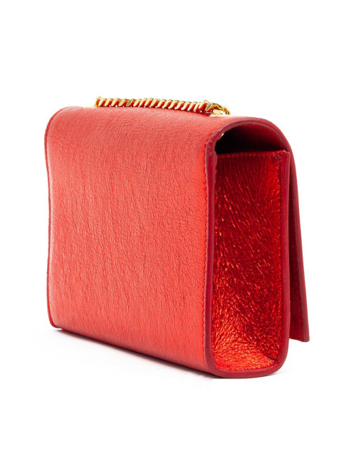 YSL Pochette SAINT LAURENT cuir rouge