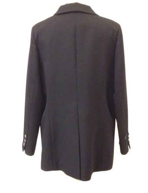 Veste CHANEL noire et poches grises T 46
