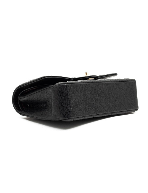 CHANEL sac a main timeless cuir caviar noir