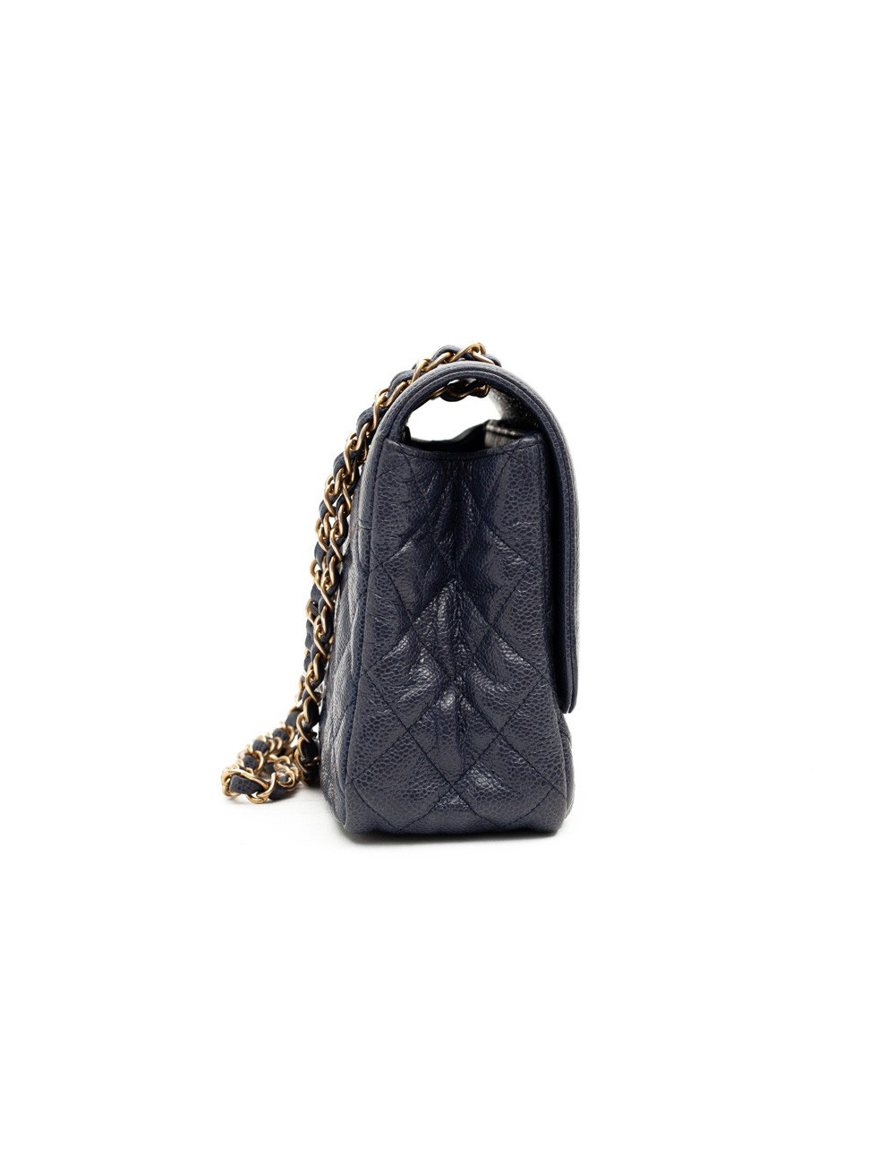 CHANEL Timeless cuir caviar bleu