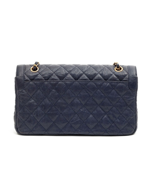 CHANEL Timeless cuir caviar bleu