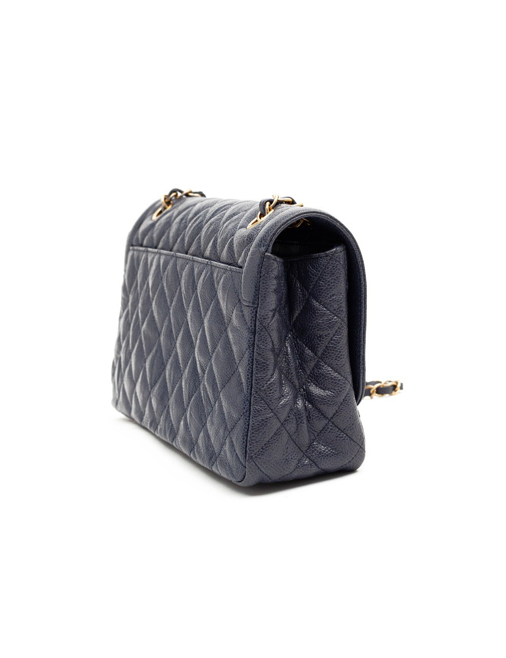 CHANEL Timeless cuir caviar bleu