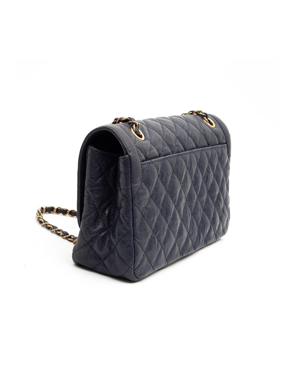 CHANEL Timeless cuir caviar bleu