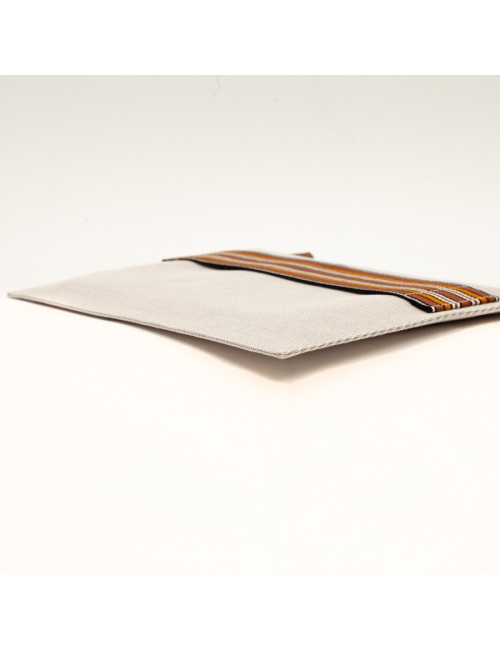 Pochette MULBERRY cuir grainé orange