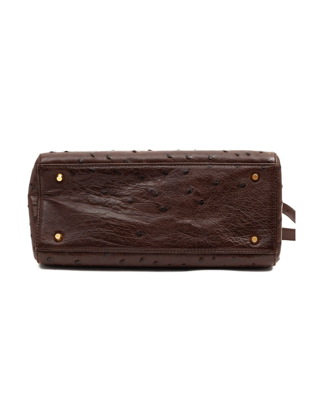 Dior Lady Dior sac autruche marron cacao