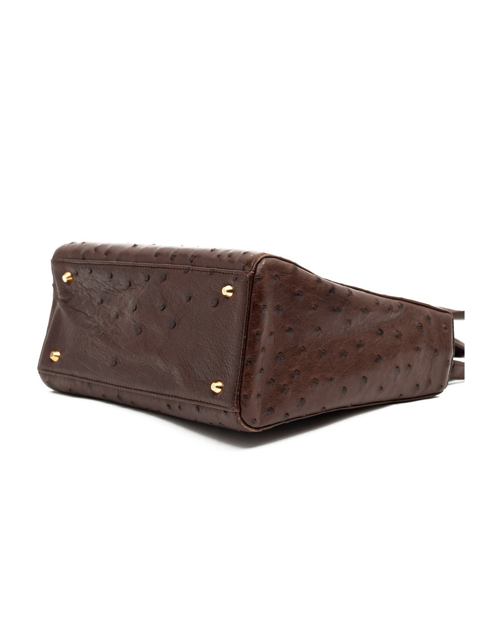 Dior Lady Dior sac autruche marron cacao