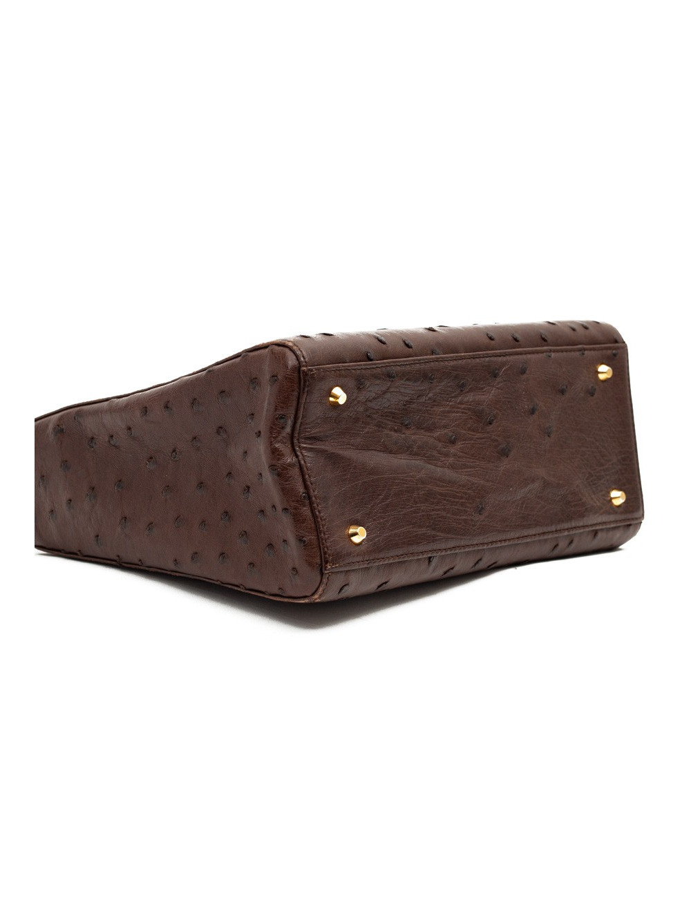 Dior Lady Dior sac autruche marron cacao