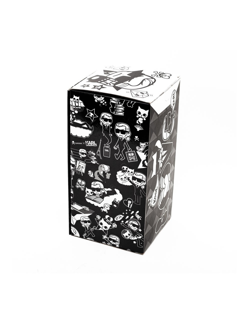Figurine Karl Lagerfeld X Tokidoki noir et blanc