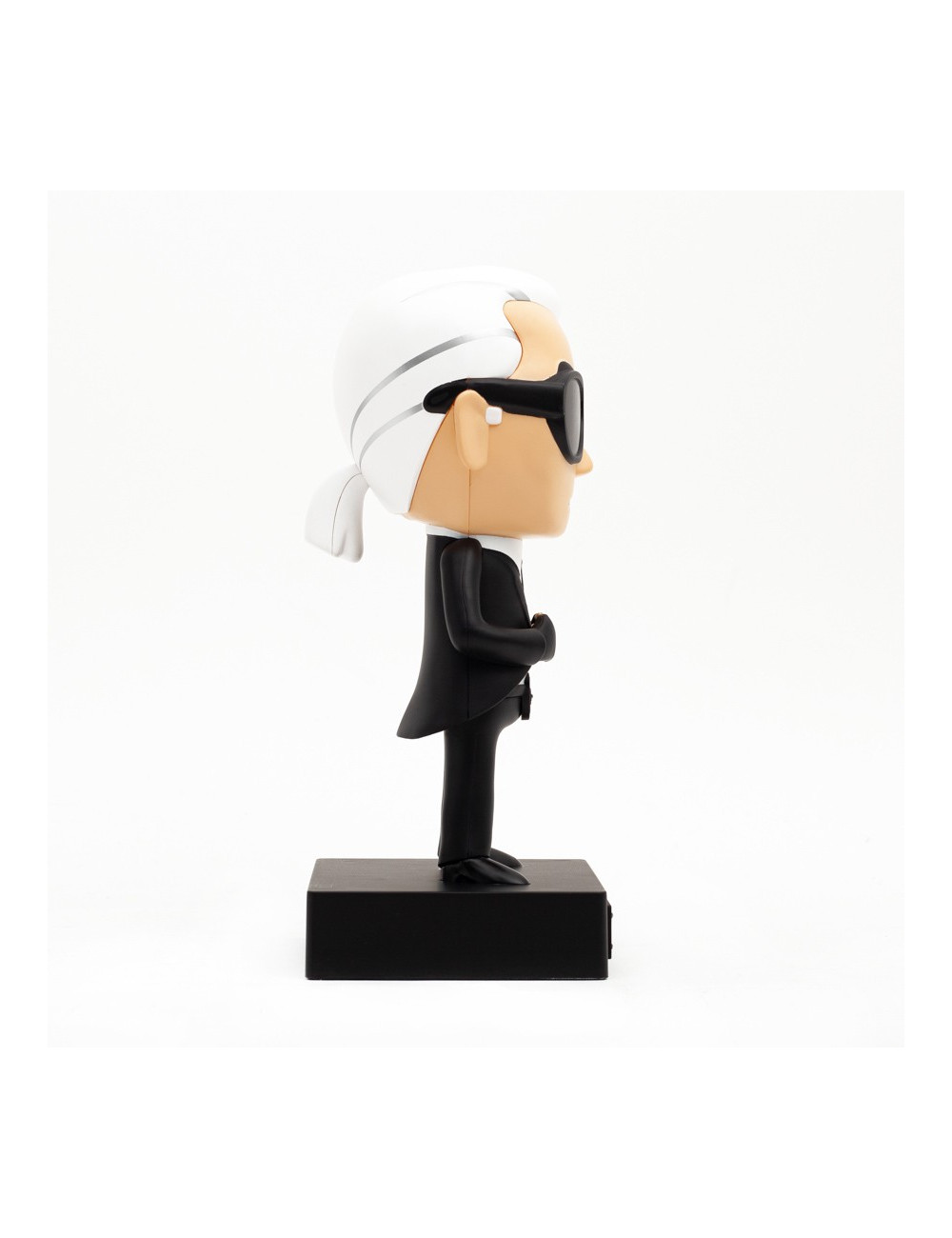 Figurine Karl Lagerfeld X Tokidoki noir et blanc