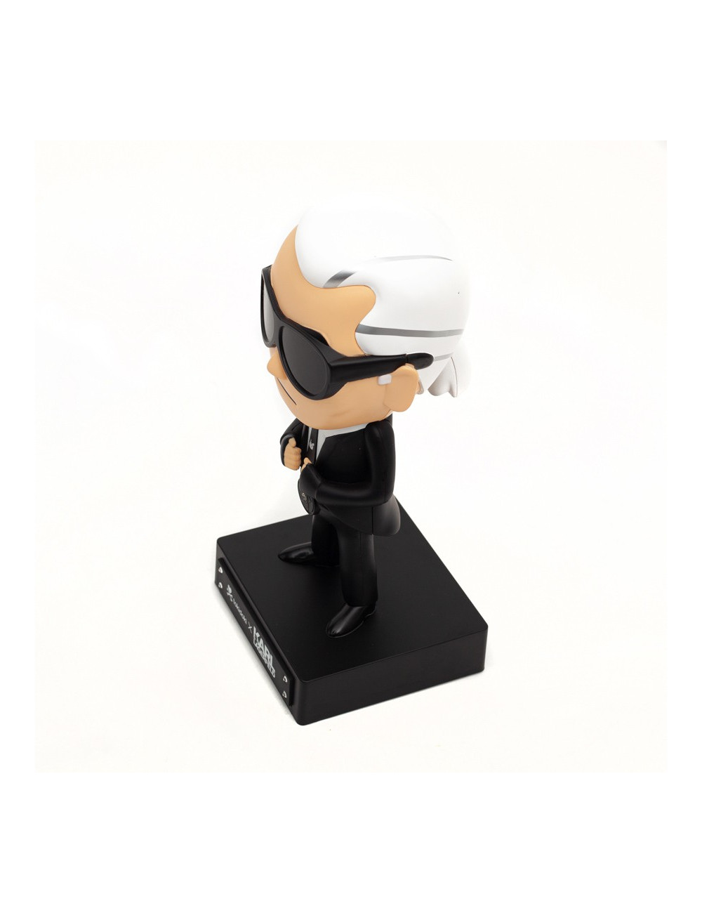 Figurine Karl Lagerfeld X Tokidoki noir et blanc