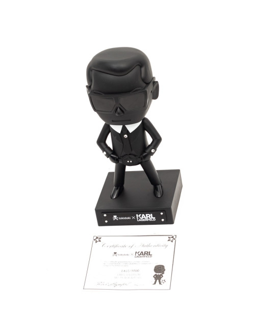 Figurine Karl Lagerfeld X Tokidoki noir mate