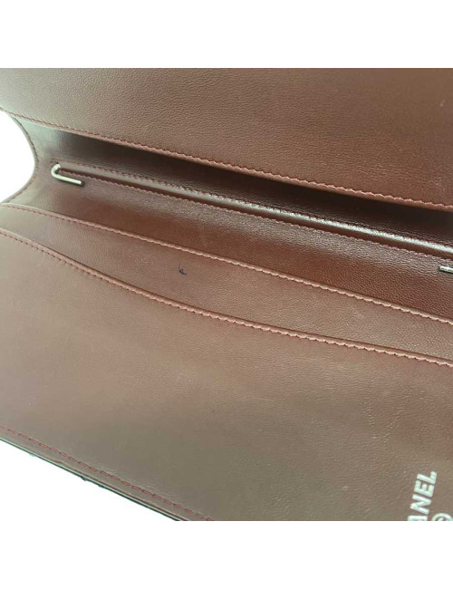 Porte agenda CHANEL cuir noir