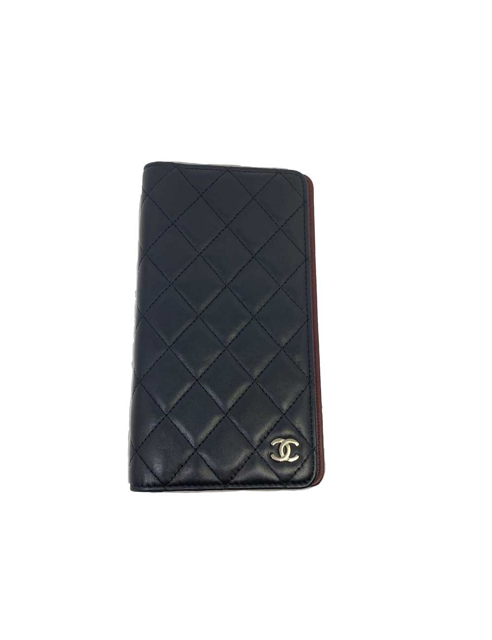 Porte agenda CHANEL cuir noir
