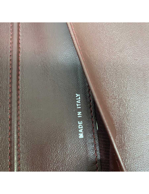 Porte repertoire CHANEL cuir noir