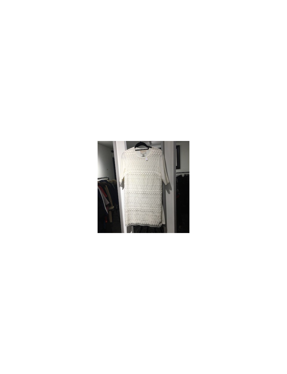 Robe GIAMBATTISTA VALLI T40 FR en coton blanche