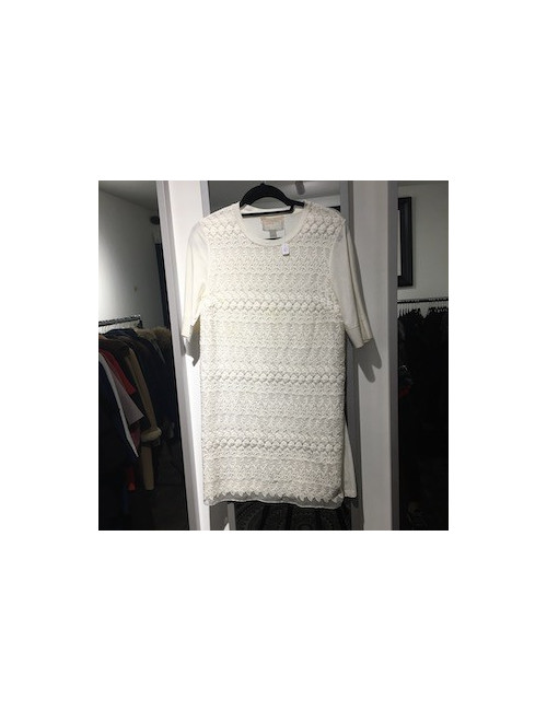 Robe GIAMBATTISTA VALLI T40 FR en coton blanche