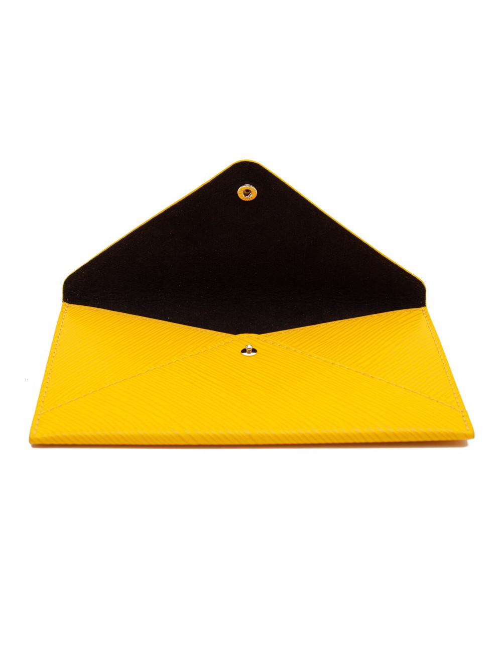 Pochette LOUIS VUITTON cuir jaune