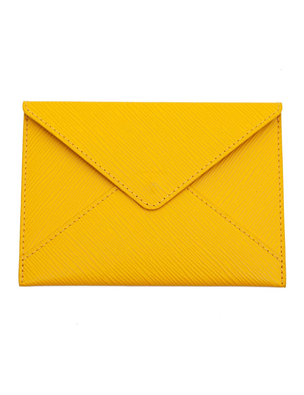 Pochette LOUIS VUITTON cuir jaune