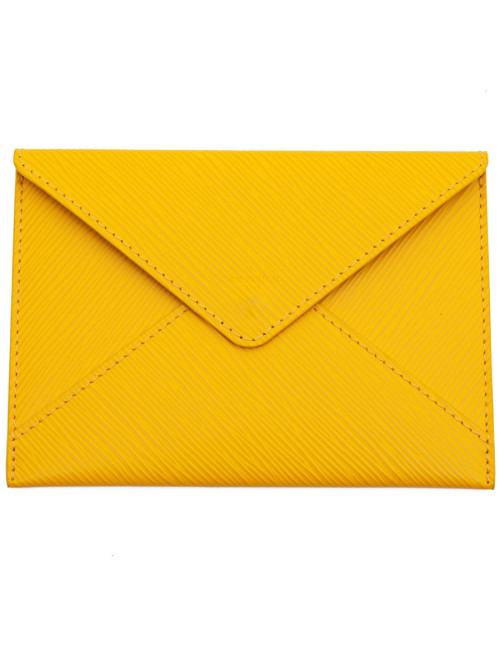 Pochette LOUIS VUITTON cuir jaune