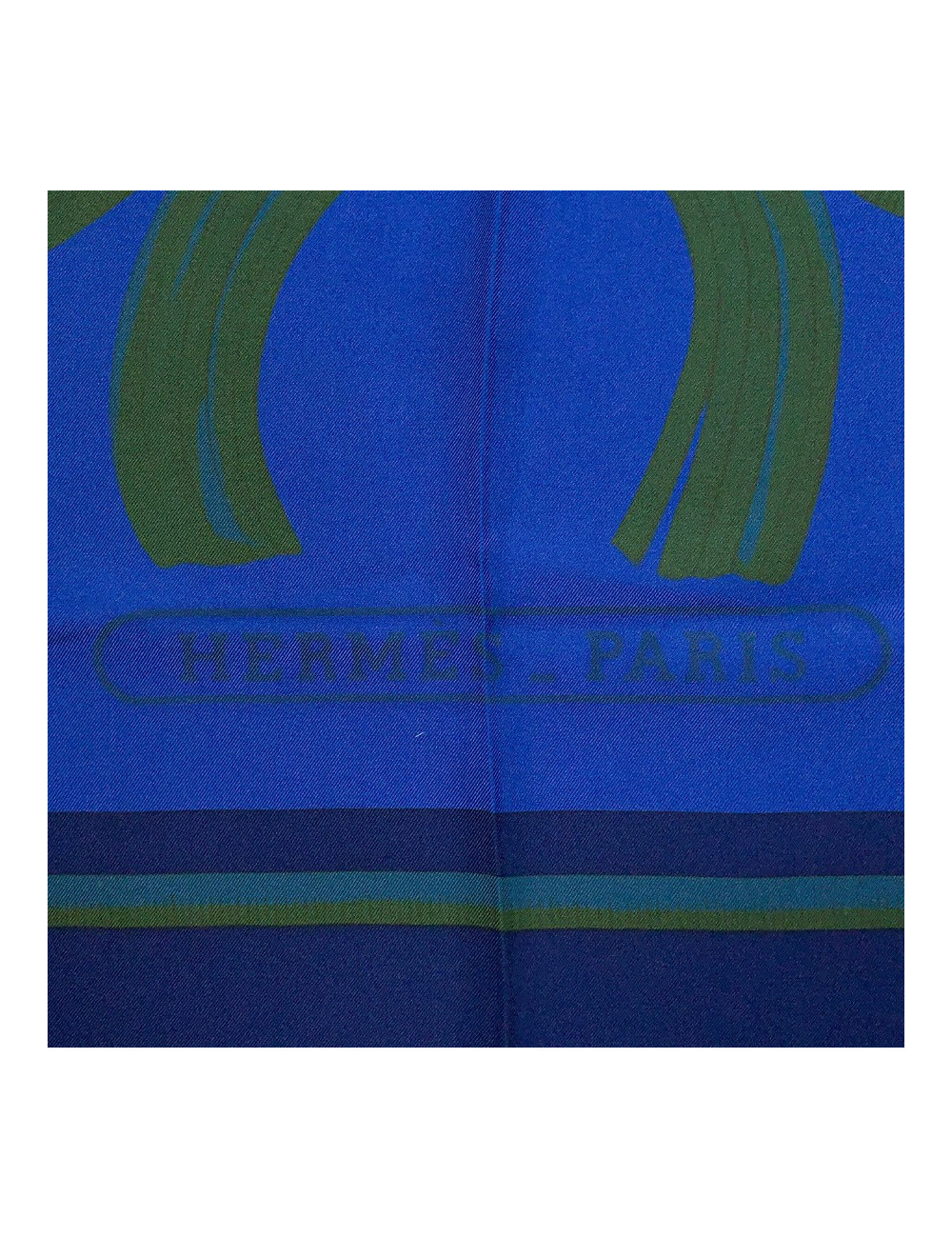 A NETTOYER Carré Hermès bleu nuit avec tigre