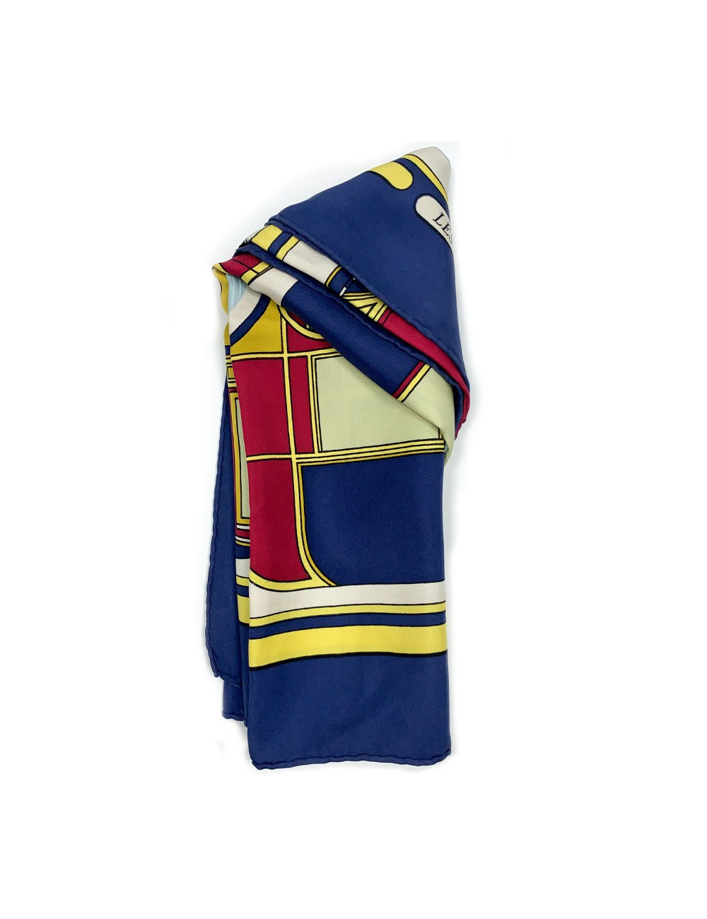 HERMES Les Coupés silk square scarf