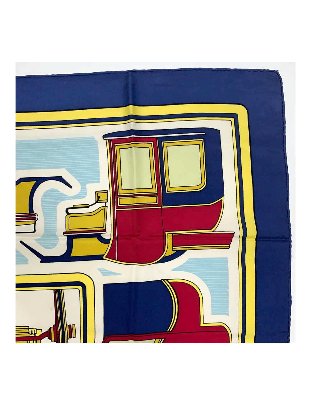 HERMES Les Coupés silk square scarf