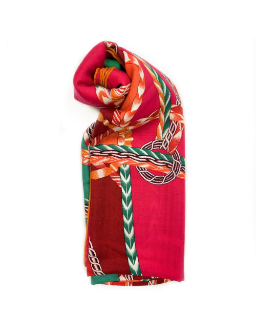 Top Hermes Jaune en soie " Brides de Gala"