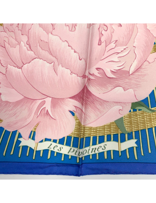 Foulard Hermes "Les pivoines"