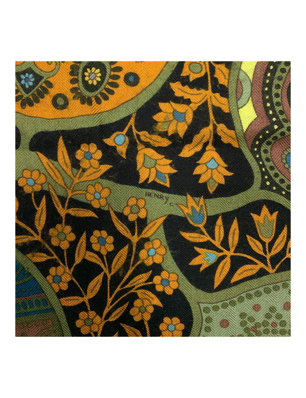 Châle HERMES l'arbre de vie