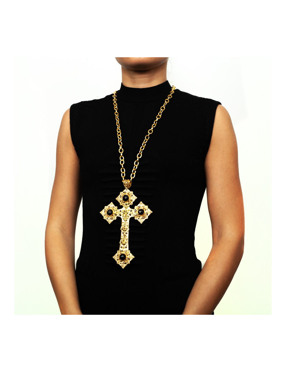 Collier croix MARGUERITE DE VALOIS