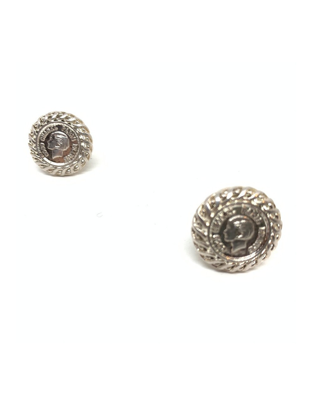 Boucles d'oreille clips CHANEL argent
