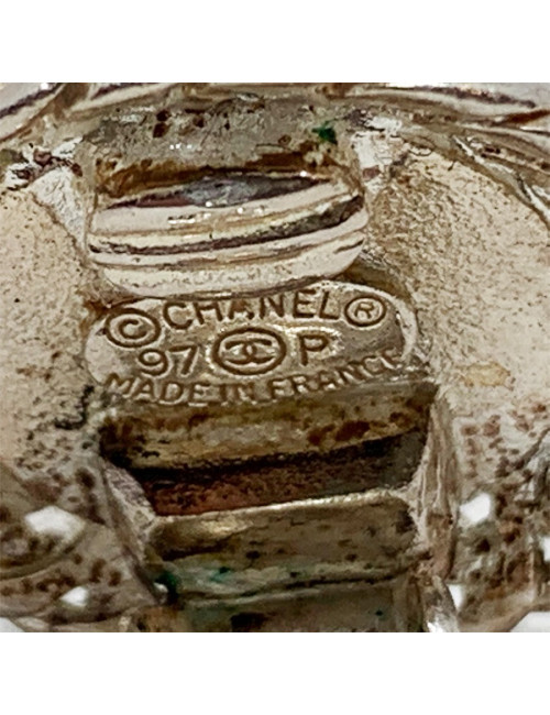 Boucles d'oreille clips CHANEL argent